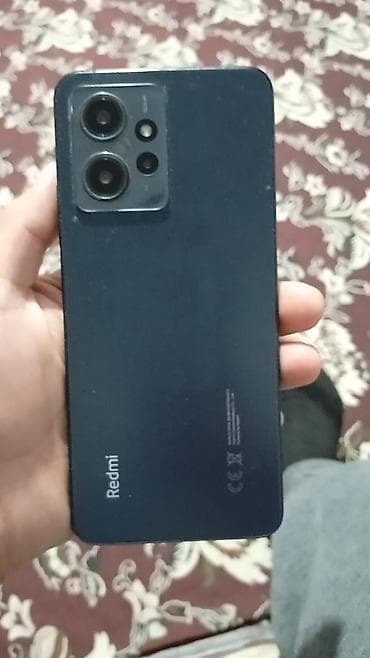 Техника и электроника: Redmi, Redmi Note 12, Б/у, 128 ГБ, цвет - Черный — 3