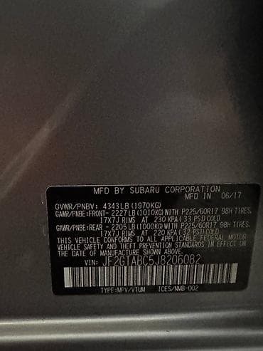 subaru imprezza: Subaru Crosstrek: 2017 г., 2 л, Вариатор, Бензин, Кроссовер — 9