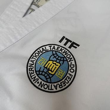 добок: Добок для тхэквондо ITF (комплект) - Цвет: белый - Комплектация — 5