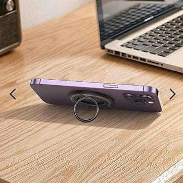 умные кольца: Держатель‑кольцо на смартфон Hoco (магнитный, совместим с MagSafe) - — 2