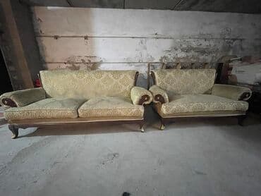 цены на диваны: Түз диван, Колдонулган, Үч кишилик — 1