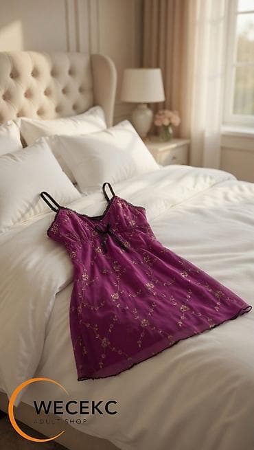 пеньюар выкройка бурда: Ажурная ночная сорочка WECEKC - Цвет: насыщенный фуксия/пурпур - — 1