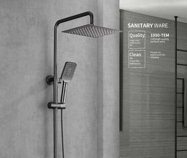 буу шефер: Продаю смеситель, Тропический душ, цвет Сатин покупал для себя но не — 3