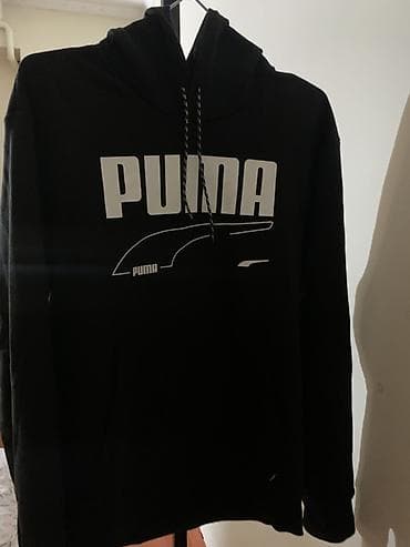 Толстовки: Мужская толстовка, S, Puma, Новый, цвет - Черный, Самовывоз — 1