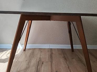 сколько стоит кухонный стол и стулья: Кухонный стол и стул, цвет - Черный — 2