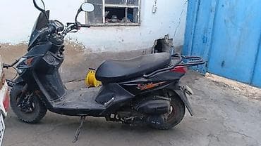 Скутер DUL DUL (бензиновый, вариатор) - Кузов: чёрный, компактный — 2