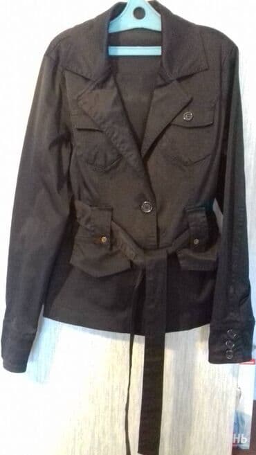 Пиджак-ветровка для молодых девушек, размер( L ), черного цвета