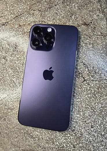 айфон 7 с: IPhone 14 Pro Max, Б/у, 256 ГБ, Deep Purple, Зарядное устройство, Защитное стекло, Чехол, 100 % — 1