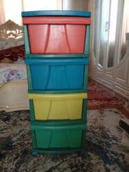 рассрочкага берем: Детский комод, Б/у, Без пеленального столика, Пластик — 1