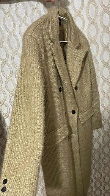 зимни куртка: Пальто, Классика, Осень-весна, Букле, Длинная модель, Двубортная модель, Стандарт — 2