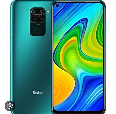 Apple iPhone: Redmi, Redmi Note 9, Б/у, 128 ГБ, цвет - Зеленый, 2 SIM — 1