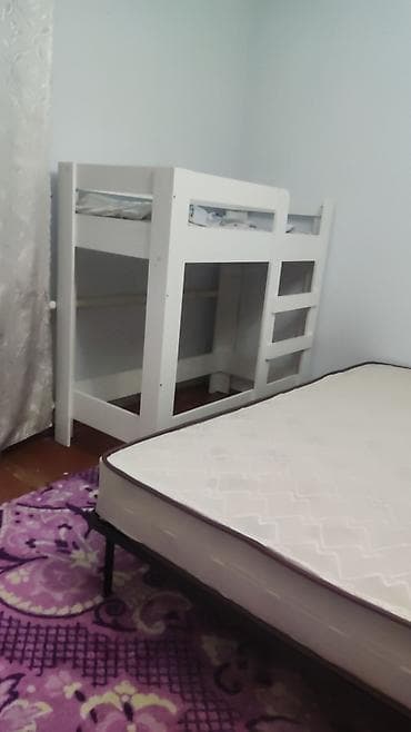 Детская мебель: Двуспальная кровать, Б/у, С матрасом, длина - 200 см — 3