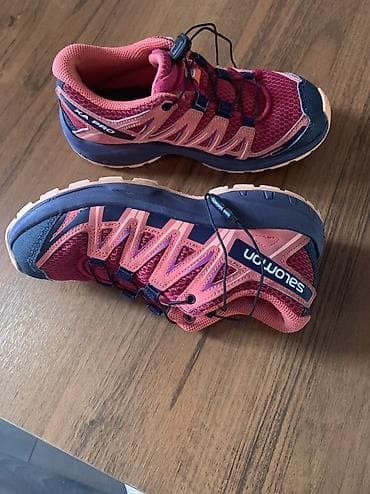 кроссовки кожанные: Детская обувь Кроссовки Salomon (детские): - Цвет — 3