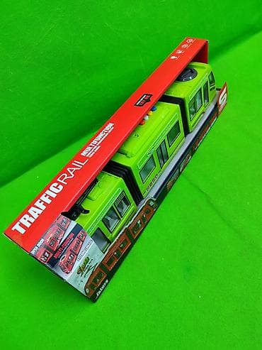 Оюнчуктар: Трамвай игрушка музыкальная🚋 Комплектация товара: трамвай и 3 — 4