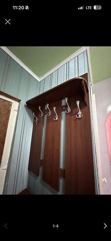 Гарнитуры для прихожей: Гарнитур для прихожей, Вешалка, ДСП, цвет - Коричневый — 4