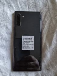 телефон j6: Samsung Note 10 5G, Колдонулган, 128 ГБ, түсү - Көк, 2 SIM — 2