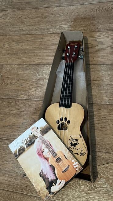 пианино кавай цена: Продаю укулеле сопрано. Милый дизайн с вырезом в виде лапки и рисунком — 3
