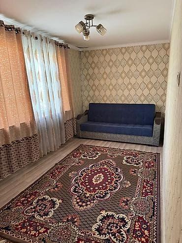 Зал үчүн гарнитуралар: Зал үчүн гарнитур, Диван, Кездеме, түсү - Көк — 1