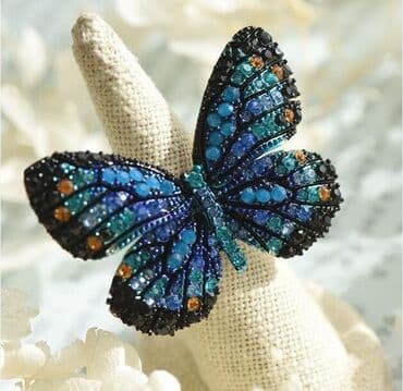 свадебное платье трансформер 2 в 1: Великолепная бабочка кольцо
Стразы
Размер - 4.5*3.8 см
Безразмерное — 2