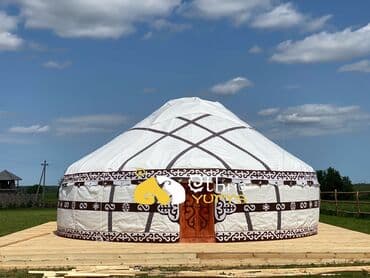 Продажа юрты, Каркас Деревянный, Более 100 баш, Диаметр: Более 8 метров at lalafo.kg Продажа юрты, Каркас Деревянный, Более 100 баш, Диаметр: Более 8 метров