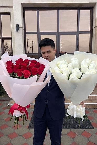 купить сакуру: Букеты из роз — классическая флористика для любого повода. - Два — 1