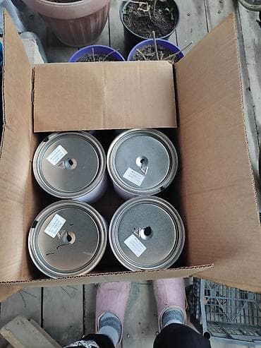 ведра из под краски: Краска в металлических банках (набор в коробках) - Упаковка — 1