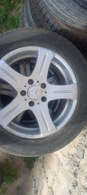 Колеса в сборе 215 / 55 / R 16, Лето, Б/у, Комплект, Легковые, Литые, отверстий - 5 — 1