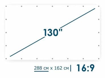 Интерактивные панели: Экран для проектора 130" - 5000сом Качественный! Экран предназначен — 1