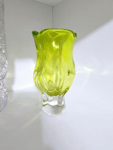 ручка перо: Вазы хрустальные — 2