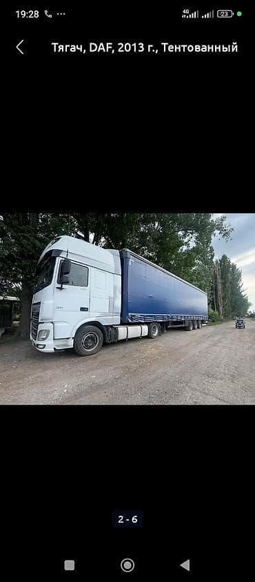 возможен обмен на дом: Тягач, DAF, Шторный — 6