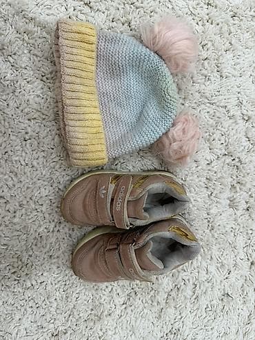 Джинсы и брюки: Комплект, цвет - Розовый, Б/у — 3