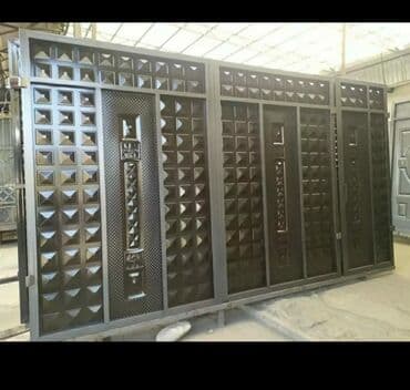 ворота для дачи: Ворота распашные, откатные, есть в наличии и на заказ, металл из — 9