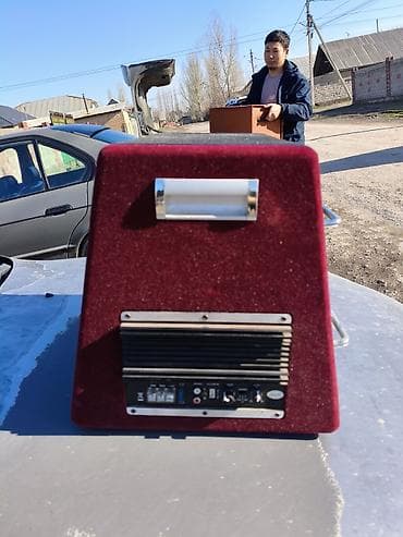 унаа тетиктери: Активный автомобильный сабвуфер Урал (бренд на динамике «Урал»/«У»), в — 4