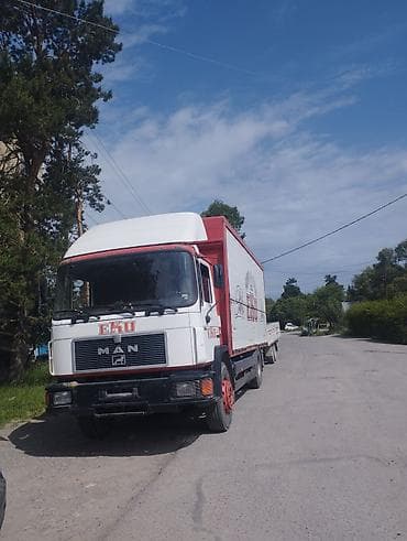 на грузовое авто: Грузовой автомобиль MAN с изотермическим фургоном + одноосный — 2