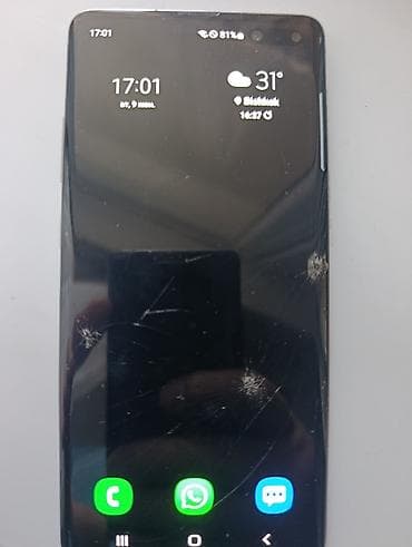 redmi note 10c: Samsung Galaxy S10 5G, Б/у, 256 ГБ, цвет - Серебристый, 1 SIM — 3