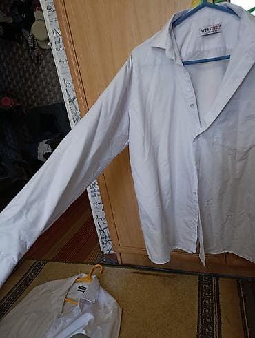 nike tech flecee: Мужская рубашка, 2XL, Новый, цвет - Белый — 4