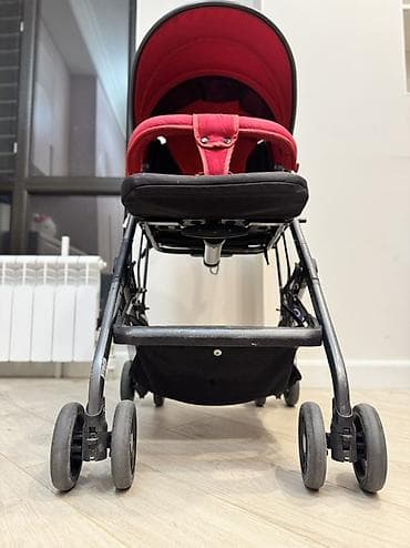 Коляскалар: Балдар арабасы, Башка бренд, түсү - Кара, Колдонулган, Өзү алып кетүү — 1