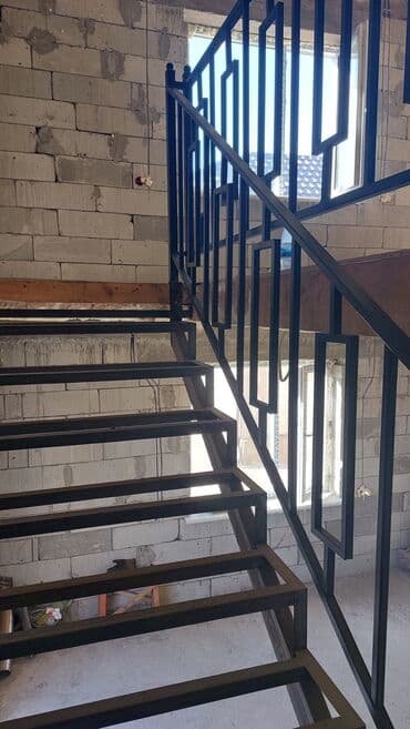 Готовые перила: Готовые перила, Материал: Металл, Для лестницы, Новый — 8