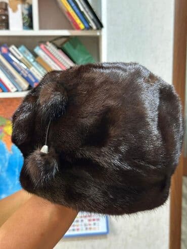 женский кошелек с отделением для телефона: Длинная женская шуба из натурального меха норки, темно-шоколадный — 5