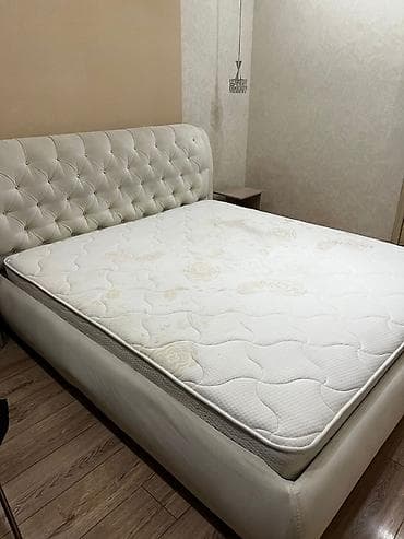 Ортопедический матрас, Б/у, Askona (Аскона), Другой размер, Матрасы средней жесткости