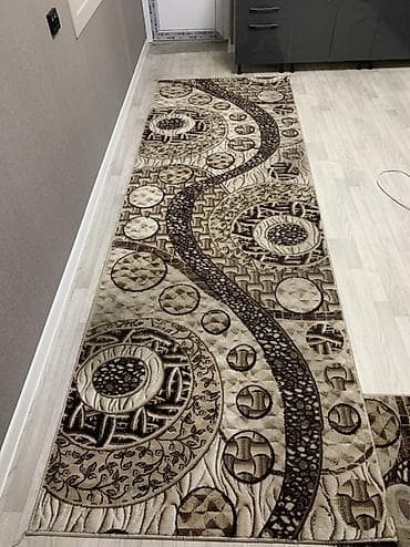 полики для дома: Ковровая дорожка Синтетика, Геометрия — 1