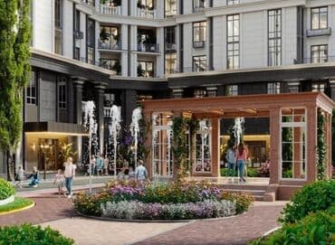 купить квартиру в рассрочку бишкек: 2 комнаты, 81 м², Элитка, 7 этаж, ПСО (под самоотделку) — 3