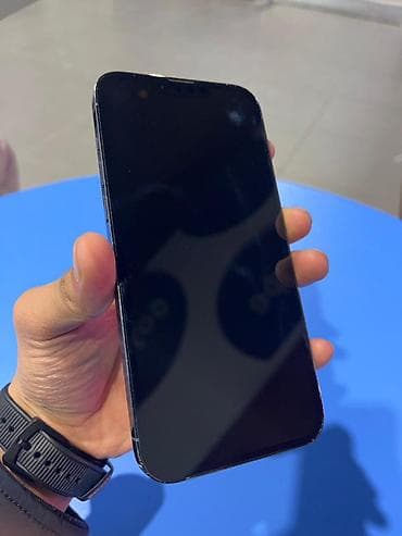 iphone 13 pro max ош: IPhone 13 Pro Max, Б/у, 256 ГБ, Голубой, Чехол, 78 % — 4