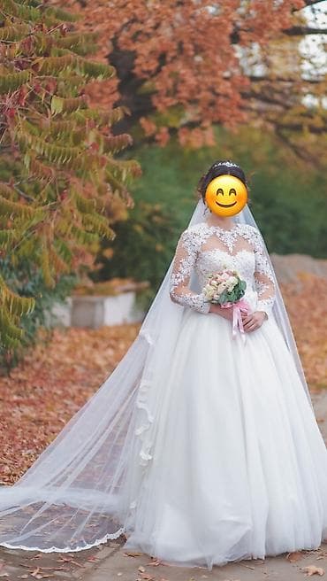 подьюбник: Нежное эксклюзивное свадебное платье. Ручная работа. Покупала дорого — 1