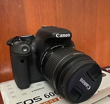 Фото жана видеокамералар: Фотоаппарат Canon EOS 600D с объективом Canon EF‑S 18–55mm f/3.5–5.6 — 2