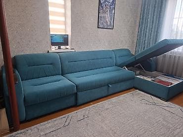 Угловой диван, Раскладной, Двухместный