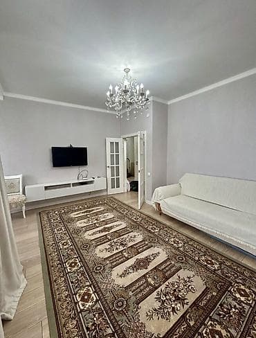 2 комнаты, 63 м², Аламедин-1 мкр Элитка, 5 этаж, Дизайнерский ремонт