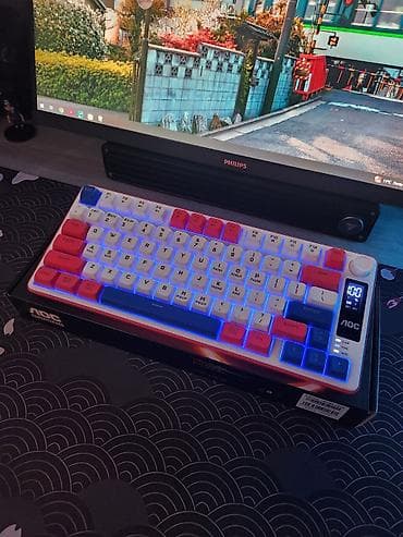 mi tab: Клавиатура, Мембранная, Bluetooth, Проводное подключение, Размер: 75% — 3