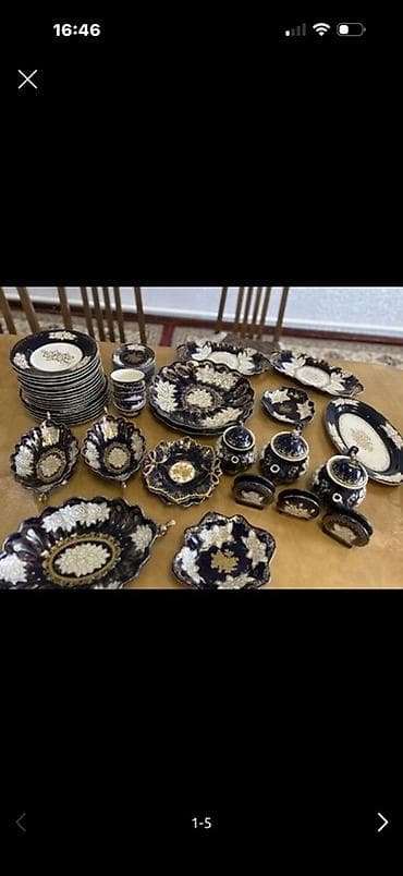 бутылки прием цена: Фарфоровый столовый сервиз Bohemia (Czech Republic) — Original Cobalt — 1