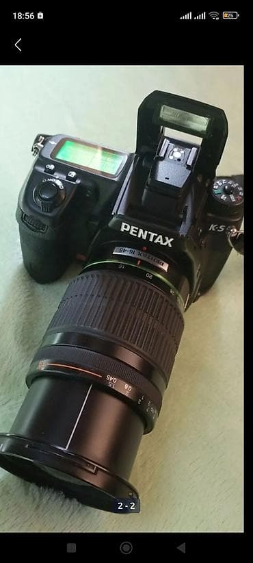 Техника жана электроника: Зеркальная камера Pentax K-5 с зум‑объективом Pentax 16–45 мм — 1
